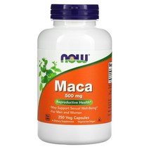 나우푸드 마카 500mg 250캡슐, 250 Count