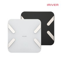 아이리버 좌우 밸런스 특허 인바디 다이어트 스마트 체중계 아기 체지방 체성분분석, 블랙