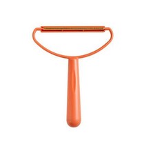 1/3PCS 휴대용 수동 린트 리무버 의류 카펫 양모 코트 면도기 브러시 양면 애완 동물 헤어 제거 청소 도구, Plastic Orange