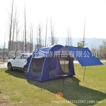 차박어닝텐트 카라반 차량용 자동차천막 어닝룸 차양막, 더블, 그린