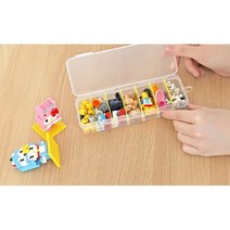 악세사리 낚시바늘 네일파츠 칸막이 수납함 정리습관 머리끈용 집게용 인형소품용