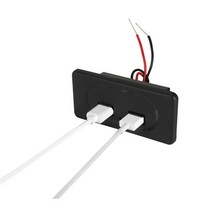 USB충전소켓 카라반 캠핑카 매립형 듀얼 USB 충전 포트 4.2A DIY 시가소켓 매립형, DIY4.2A듀얼USB포트