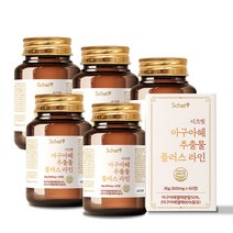 스캇나인 시크릿 아마존 안데스 아구아헤 추출물 볼케이노 플러스, 5개, 60정