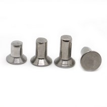 리벳제거 스테인리스 플랫 헤드 솔리드 리벳, 3mm+M2 50pcs