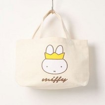 일본 수입 미피 캔버스 런치백 에코백 가방 왕관