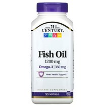 21세기센트리 Fish Oil 1 200mg 90소프트젤 EPA 에이코사펜타엔산 DHA 도코사헥사엔산