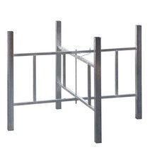 원형 테이블 다리 철제 프레임 접이식 중식당 원탁, 40 정육면체 직경 107cm 공식 규격