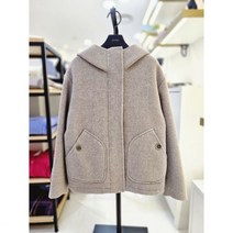 [블루테일] 베이지 핸드메이드 후드 코트 (AWH2JK01BG)(2359157) 백화점