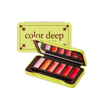 컬러딥 6컬러 리드마이 립팔레트, 젤리+코랄+피치+살몬+패션+애플, 2개