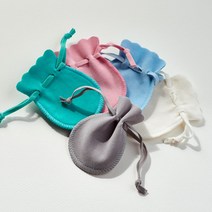 노이드비 스웨이드 미니 주얼리파우치 반지주머니 소, 하늘