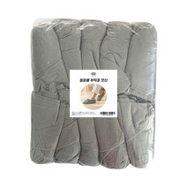 고급형 일회용 부직포 위생 덧신 50켤레, 그레이, 100개