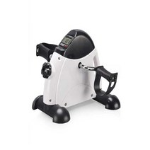 미니싸이클 수동싸이클 가정용 소형 미니 실내 요술바이크 재활, 흰색 핸들 플라이휠 + 장갑과 발 한 쌍 (저항 조절