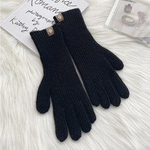 스마트폰 롱 터치 장갑 두툼한 니트 손가락 글러브02
