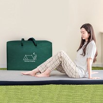 이슬립 메모리폼 캠핑 매트리스 (가방포함 / 1인용티싱글 75x200x5cm) 캠핑침구 초경량 메모리폼 캠핑베개 캠핑용품 차박용품 차박이불 캠핑침구 텐트침구 야외용베개 매트, 매트리스1