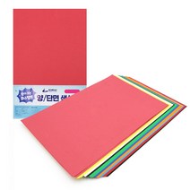 양 단면 색상지 파스텔톤 색지 색도화지 A4 100매, 30개