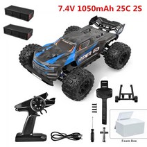 대형 RC 자동차 고속 4WD 풀 체중계 리모컨 오프로드 차량 모델 1:16 38 km/h, 08 E 스타일 블랙 2 B