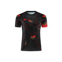 배드민턴가방 패션 배드민턴 유니폼 남성 여성 숏 소매 탁구 빠른 건조 스포츠 러닝 피트니스 체육관 티셔츠, [03] Men Black, [04] XL