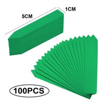 도로명주소판 건물주소 명패 100pcs 식물 태그 정원 식물 레이블 보육 마커 화분 묘목 레이블 트레이 마크 도구 정원 액세서리, 작은 100 개 녹색