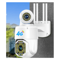 4G CCTV 카메라 원격 모니터링 듀얼 농촌 과수원, 4G  50배 줌 3MP25mm
