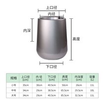 인테리어 빈티지 화분 가정용 옥상 대형 주차장 엔틱 로비 꾸미기 실내 야외용 정원 카페, 수지, 그을음