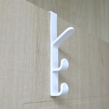 키알리 아이방 세로 무타공 도어행거 문 옷걸이 도어후크 2개, 사이즈/색상, 5단-화이트