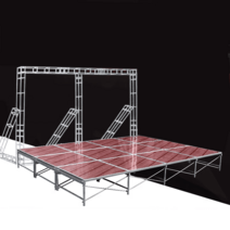 행사용 간이 무대 접이식 이동식 조립식 보조 발표회, 맞춤 제작 상품입니다.