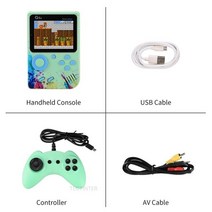 실내 가정용 전자 오락 게임기 레트로 비디오 게임 콘솔 미니 휴대용 핸드 헬드, 2인용