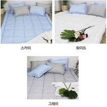 국내산 여름 냉감토퍼 (싱글/퀸) 여름쿨토퍼, 화이트