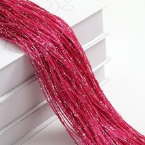 커튼 인테리어 레이스 새로운 반짝이 술 실버 라인 문자열 24