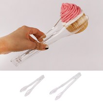 글루텐 투명빵집게(PC)-소 대 요리집게 주방집게 빵집게 서빙집게 베이커리집게, 소
