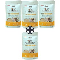 리코 국내산 강아지 닭영양 황태죽 120g 살찌우기 반려견 개죽 복수 구매시 추가증정, 3팩+1팩증정