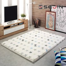 세진 북유럽풍 7존 FM라텍스 70T 1600킹(K) 스타 토퍼 매트리스