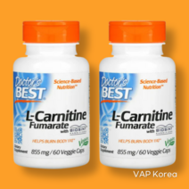 닥터스베스트 엘카르니틴 L카르니틴 855mg 60정 x 2개 카르니틴 (4개월분)