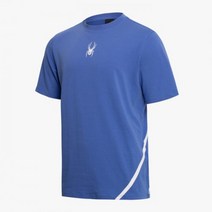 SPYDER 남성 테이핑 라인 반팔 티셔츠 SPGMCNRS302UPBL