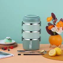 304 스테인리스 보온도시락 휴대용 도시락통 대용량 다층 스텐국자 도시락통 보관함 소스통 국자걸이 반찬통, 옵션06
