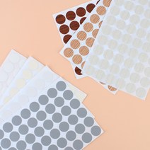 못자국 스티커 가구 벽 나사 피스 찍힘 가리기 타공 흠집 커버 구멍 메우기 막기 보수, 02. 주름 미색(002)