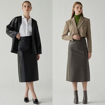 헤스티지 헤스티지 양가죽 롱 스커트