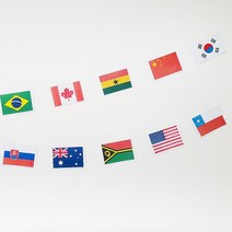 만국기 가렌더 만들기-4인세트, 4인세트