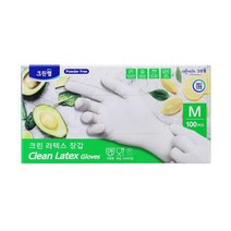 크린랩 라텍스장갑 (M) 100매, 옵션1 - 기본포장 (박스or비닐포장) (+0원)