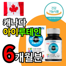 HF 캐나다 아이루테인 180캡슐 6개월분 눈사랑 눈건강 침침한 희미한 흐릿한 눈 노화 선명 맑은 건강 관리 루데인 뉴테인 누테인 지안자틴 지안틴 지아쟌틴 루태인 뉴태인, 1박스