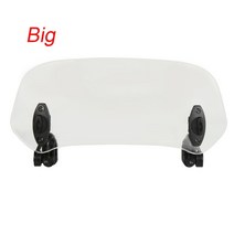 오토바이 윈드스크린 kymco Downtown dt 125 200 250 300 350, 큰 흰색