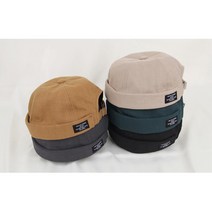 6컬러 남성 라벨 패션 코디 댄디 와치캡 힙한스타일 겨울모자