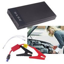 자동차 차량용 점프스타터 카스타터 79800mah 2000a 파워뱅크 휴대용 충전기 6.0l4.0l 비상용 부스터 충전기 배터리 밧데리 점프 스타트 오토바이, 10000mah 블랙, 1개