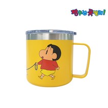 선물 짱구 스텐 머그 컵