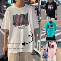 하이 스트리트 빈티지 헤리티지 패션 브랜드 반팔 티셔츠 남 힙합 오버핏 스트리트 반팔