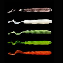 C테일 웜 10개입, 대(9.7cm), 그린