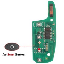 자동차원격시동 차량경보기 jingyuqin flip 234bt 433mhz id46 pcf7941e remote car key for chevrolet colorado onix, 시작 버튼 PCB