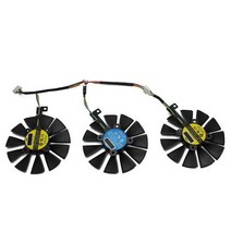 87MM PLD09210S12M PLD09210S12HH 냉각 팬 교체 ASUS Strix GTX 1060 OC 1070 1080 1080Ti RX 480 그래픽 카드, 3PCS