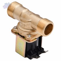G1/2 &#39&#39황동 전기 솔레노이드 밸브 N/C 12V 220V 태양열 온수기 파이프 액세서리용 물 에어 흡입구, 01 1/2