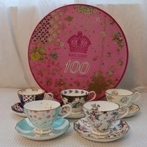 로얄알버트 100주년 상반기 커피잔 5종 세트 + 선물박스
